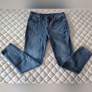 Express Skinny Jeans, Mid Rise, Petite 8, 8 Short